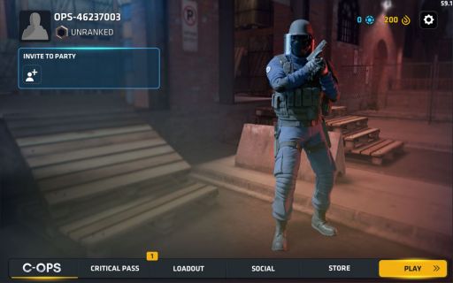 can you play critical ops on pc against mobile